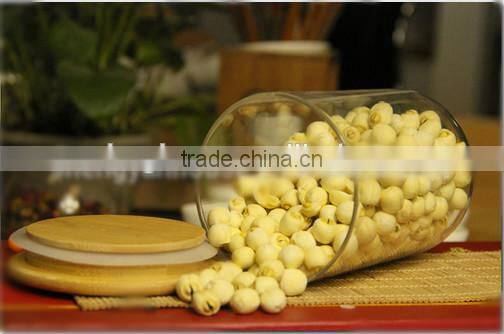 clear color square glass jar