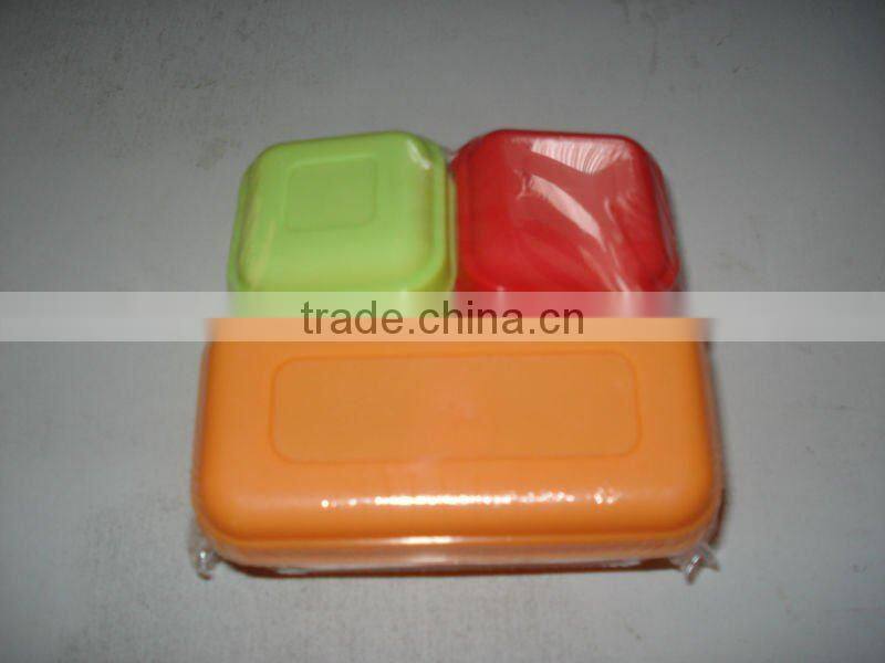 plastic food storage box,4 pcs mini container,small plastic box
