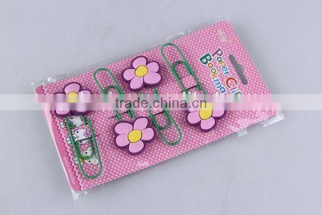 4PC flower/ honeybee shape large paper clip