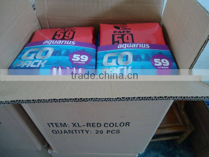 fashion high quality waterproof bag in colors and sizes 10L/30L