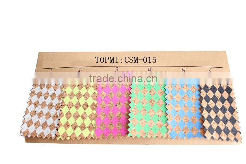 popular cork leather raw material for shoe heel