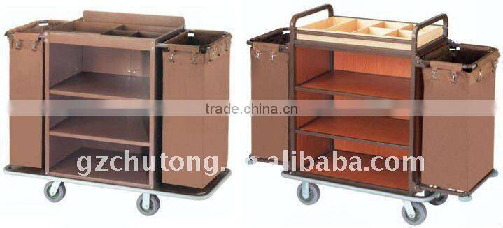 Hotel guest room service cart