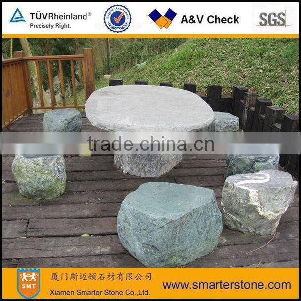 Classical round and square modern stone coffee table