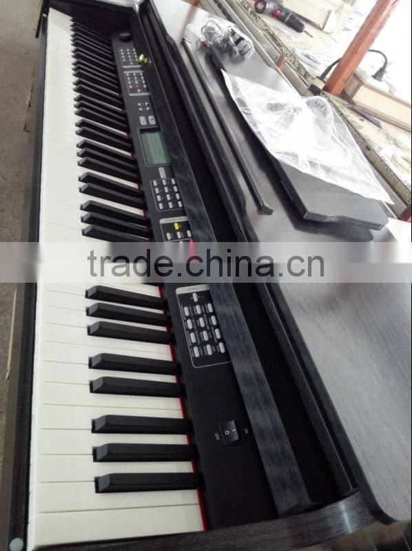 88 weighted keys 3 pedal digital piano in black