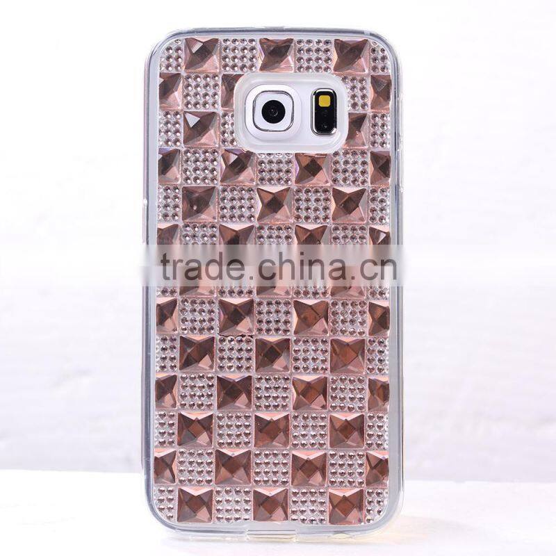 New products diamond phone case for Samsung s6/s6 edge