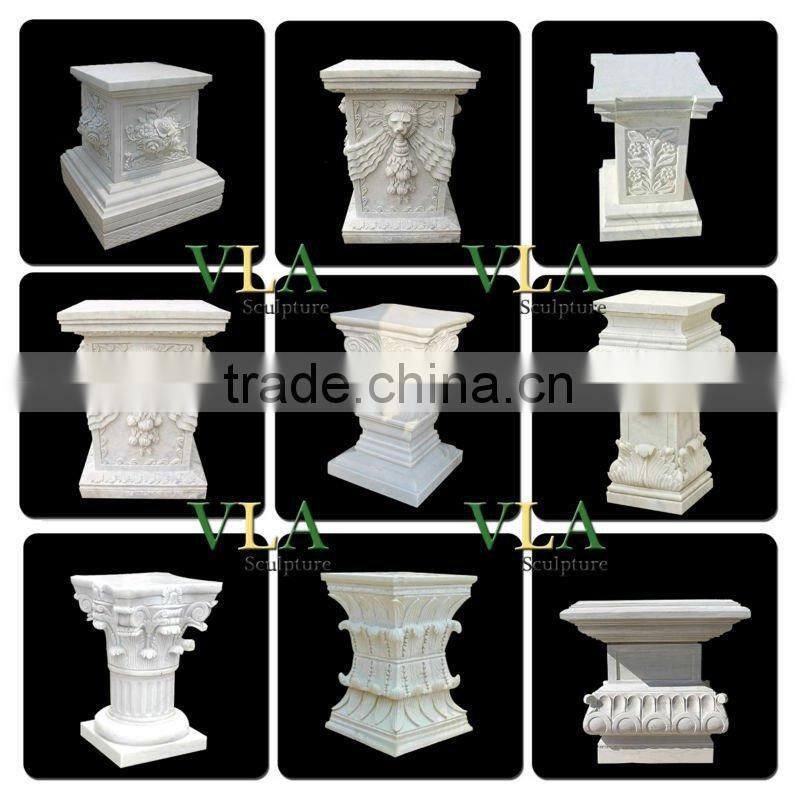 Beautidul Stone Pedestals Sculpture for Garden VP-010K