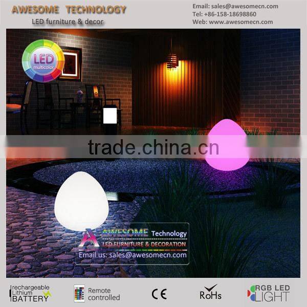 Battery powered plastic lamp led christmas decoration