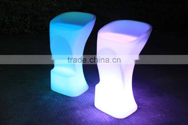 led furniture led table led chairs/bar chair/led lighting bedroom table