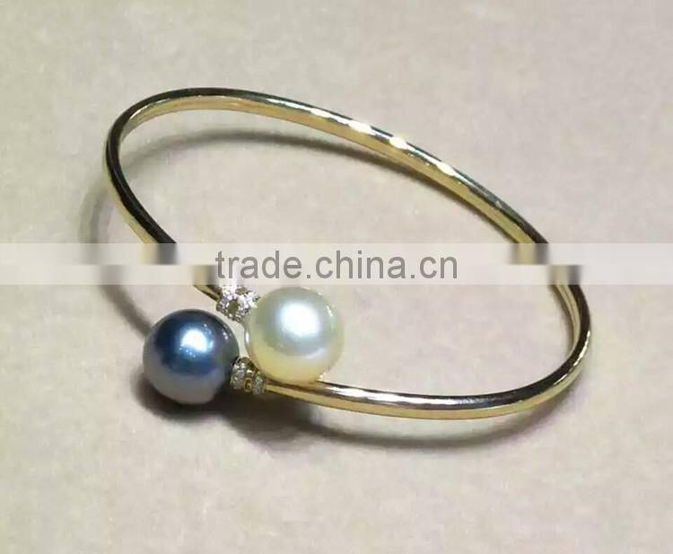 10-11mm multi-color south sea pearl bracelet