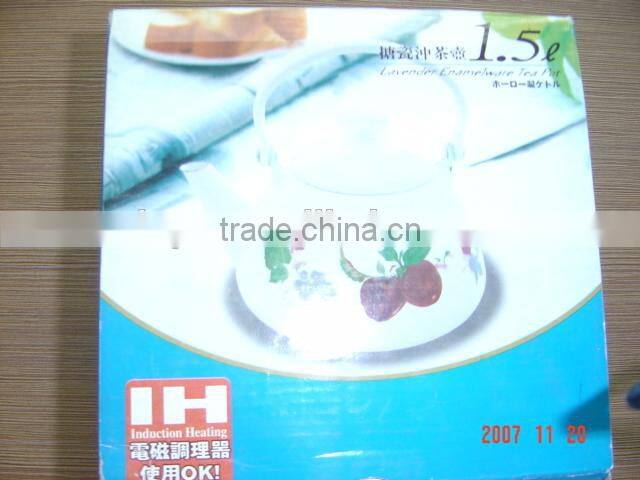1.2L 1.5L 2L promotion in paraguay and egypt enamel kettle