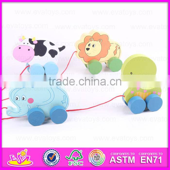 Wholesale pull back model wooden bus toy,Promotional give away funny play pull back mini cheap bus toy W05B117