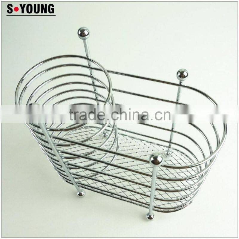 43017 chrome finish Utensil Holder Caddy Rack