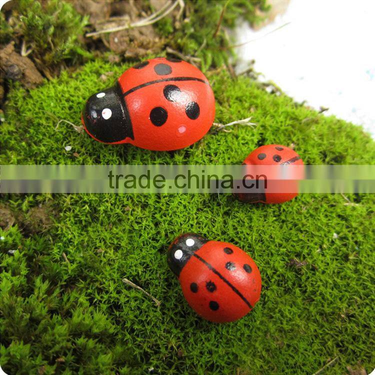 Mini CUTE fashional Resin decoration, Mini coccinella septempunctata Beatles Micro landscape furnishing articles