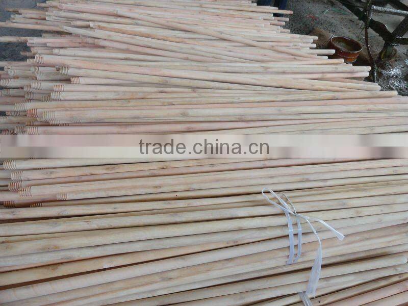 Natural wooden floor mop holder stick, OEM orders are welcome