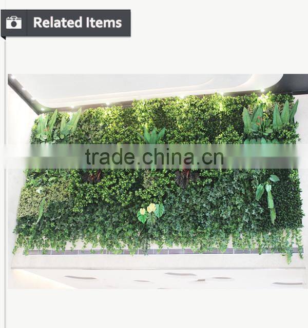 Outdoor creative artificial living moss flower plants wall