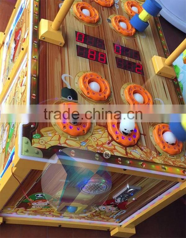 Coin operated kids tapping arcade ticket magic redemption game machine for sale