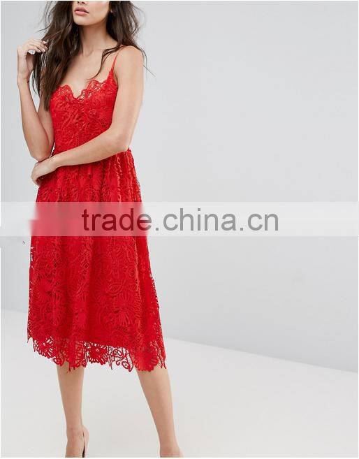 Guangzhou clothing OEM Blue Pleated Skirt Lace Mini T-Shirt Dress
