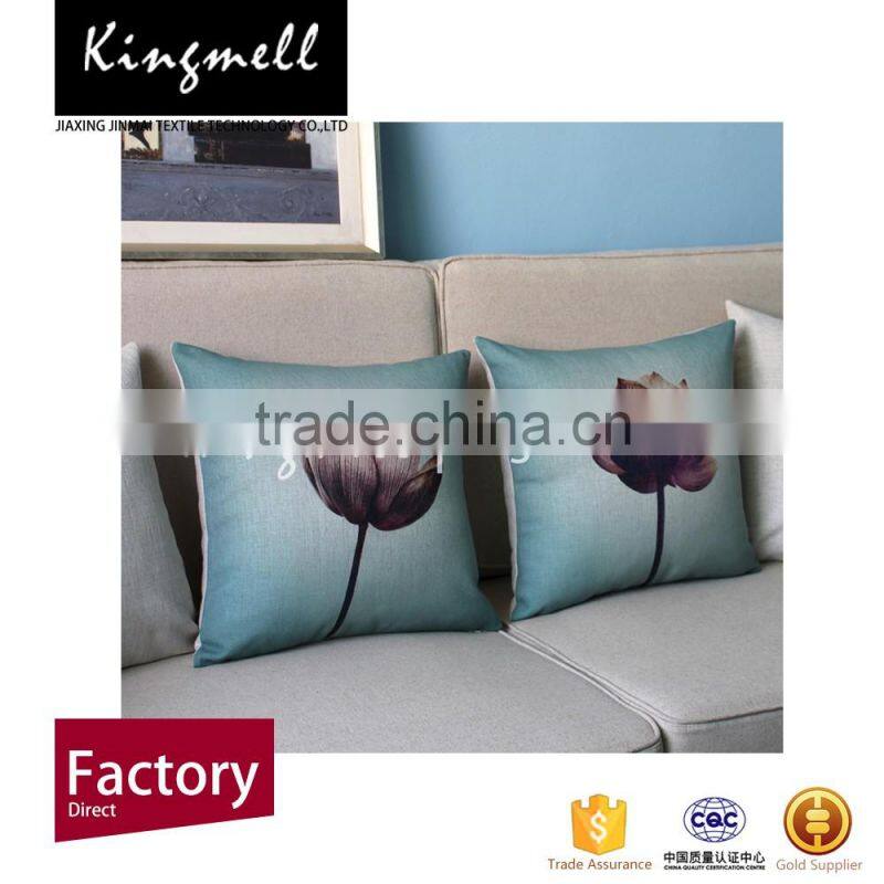 Wholesale chair covers high quality pillow case with custom printing