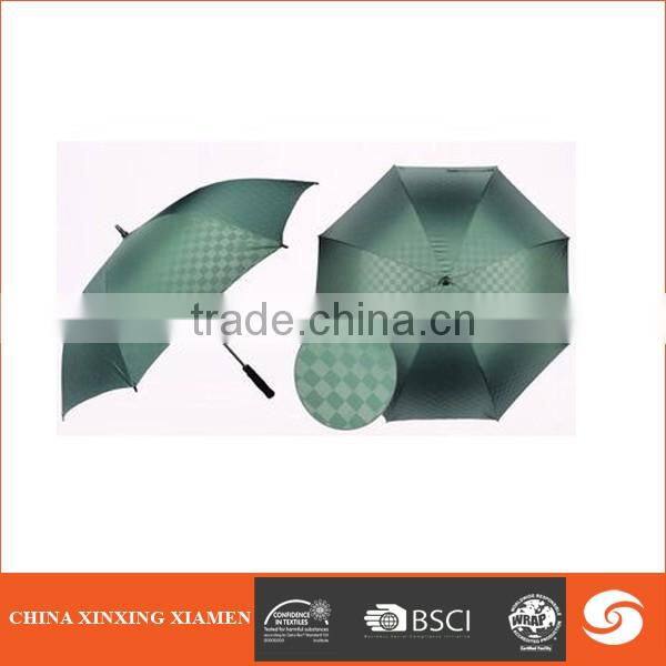 68 inch light green promotional uv golf umbrella for lady