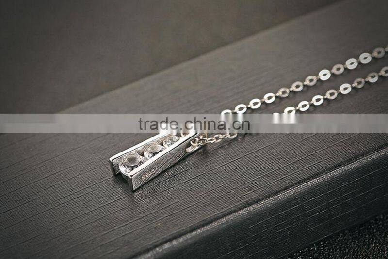 925 sterling silver jewelry necklace Tower pendant necklace for women
