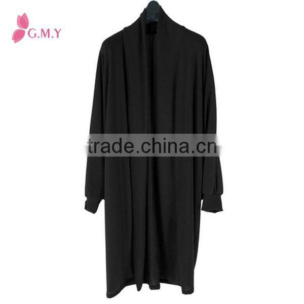 Women's anti-pilling maxi length basic kimono cardigan, fashion design womens tunics