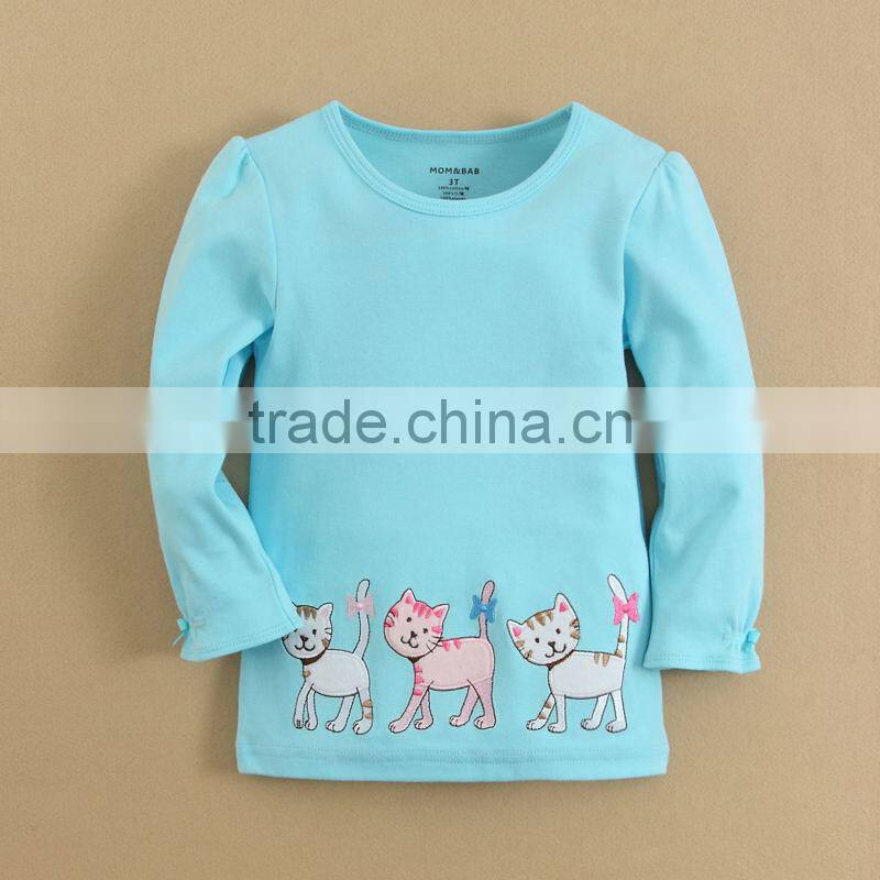2014 baby clothes 100 cotton light up t shirts for kids