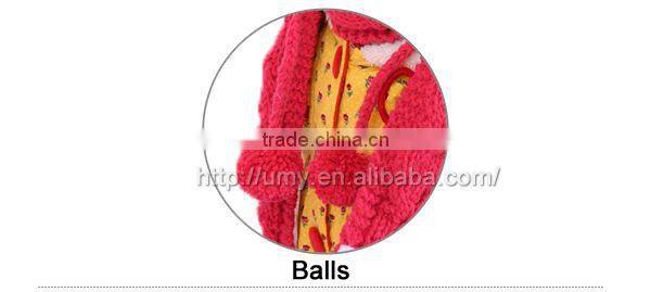 2014 high quality pom pom knitted winter beanie hat