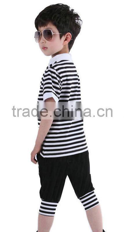 kids zebra striped polo shirt children clothing