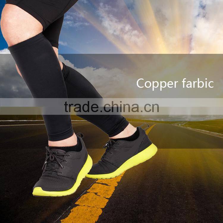 elastic compression running sports calf sleeves brace