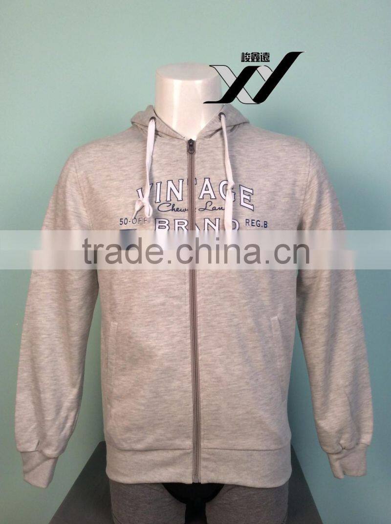 custom design quality 100% cotton hoodie for men made in china
