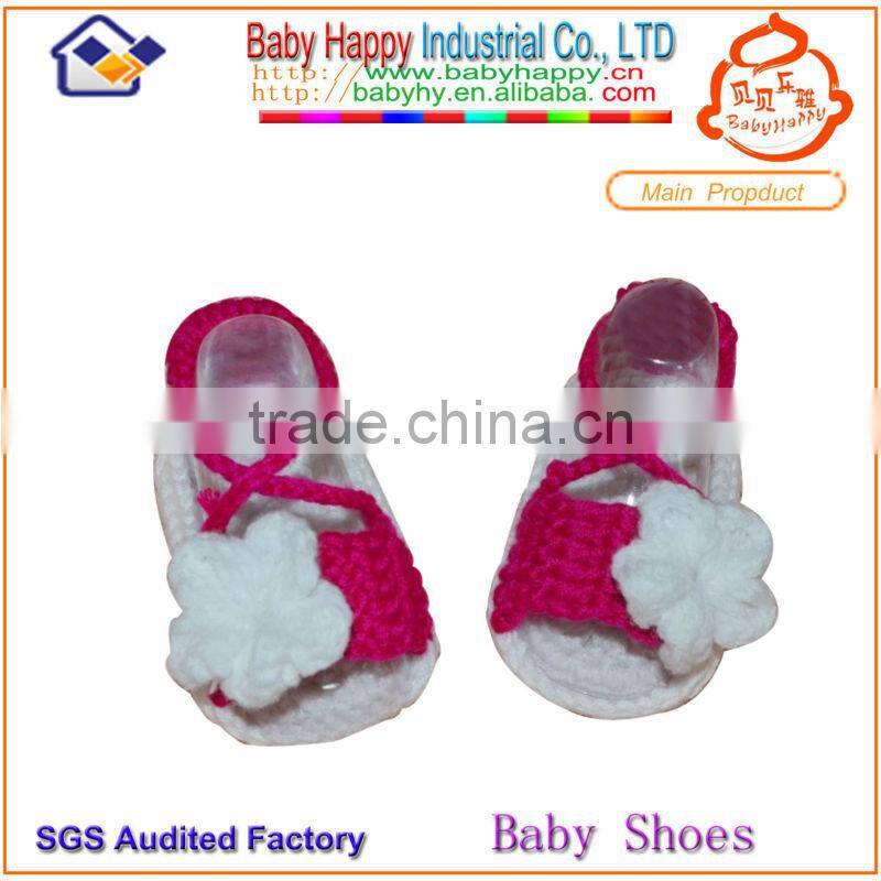 Handmade top fancy baby sandals crochet