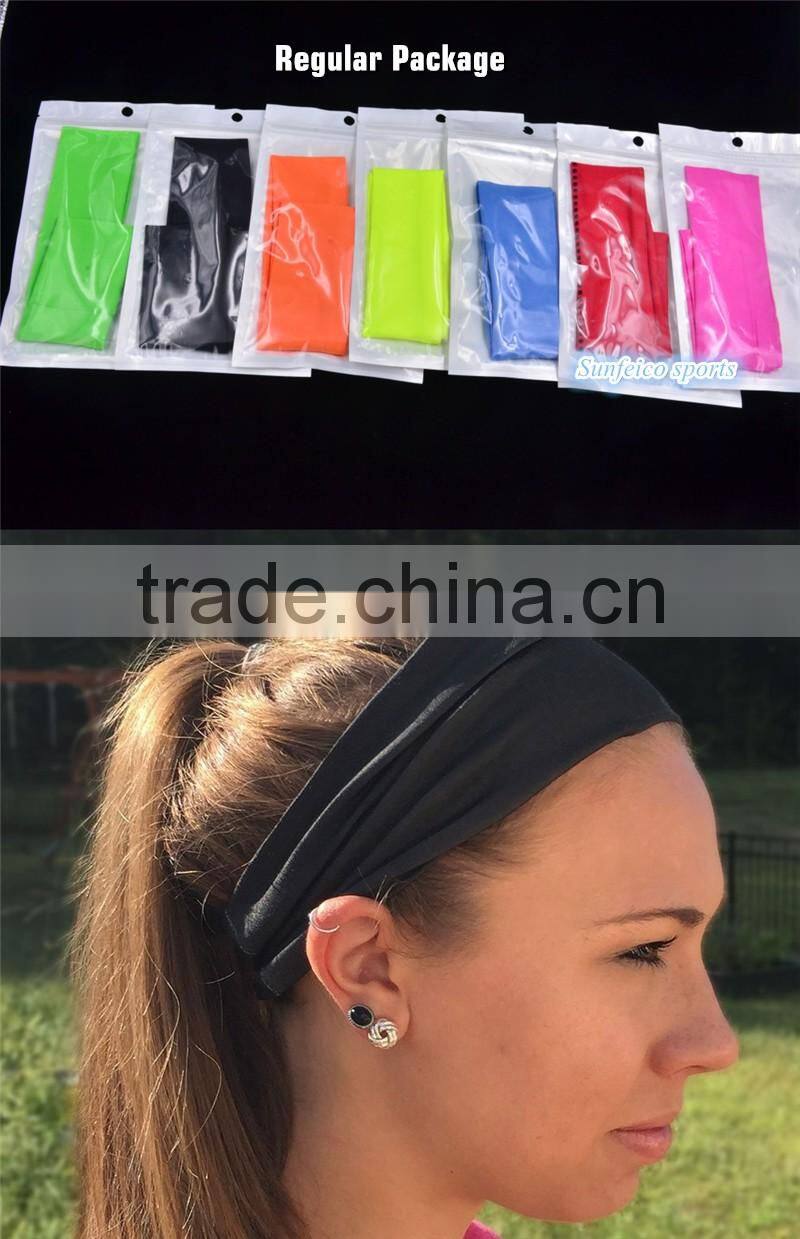 Custom Lycra Headband - Sports Fitness Active Casual etc. Headband - High Quality Nylon Stretch Headband - Accept Custom