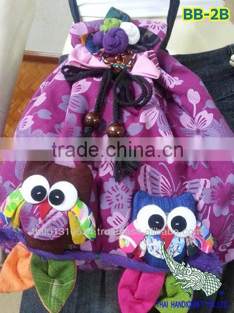Thai shoulder bag Patchwork OWL Design