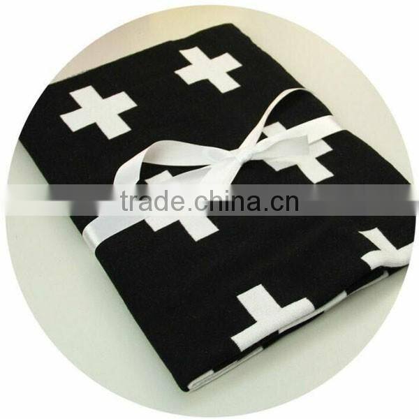 Popular warm fashion wool blanket wholesale