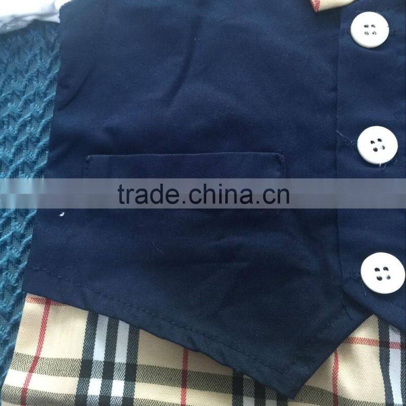 New style comfortable good quality baby suits handsome boy cute baby clothing wholesale YW-00317