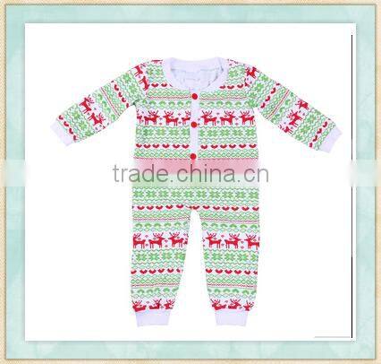 In China New Product Floral Maxi Romper Winter Reindeer Clothing Child Wear Newborn Baby Clothes