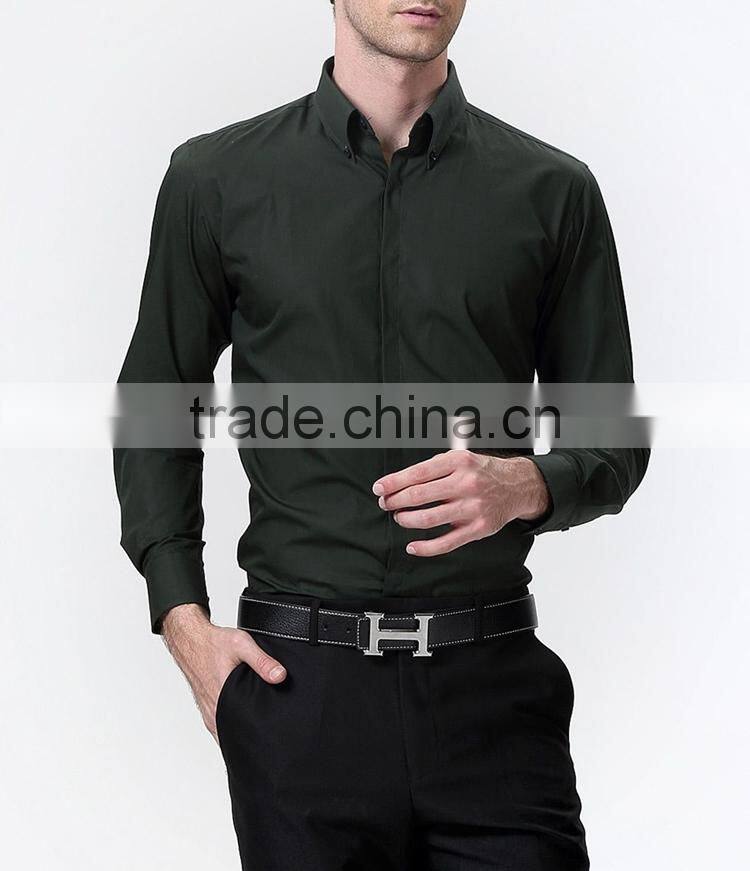 Latest style men's dress shirt fancy design man clothing