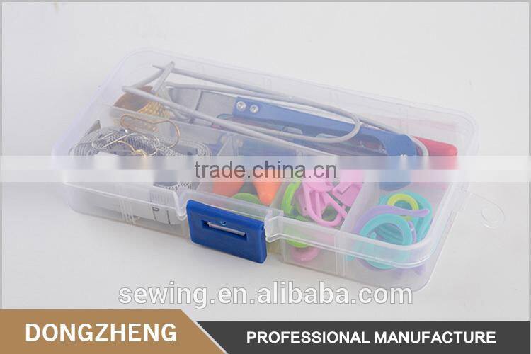 Hot selling mini size good price full circular knitting needle set with plastic box