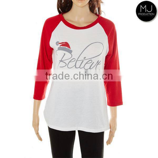 Stocked Christmas Women Blouse Chinese Clothing Manufacturers