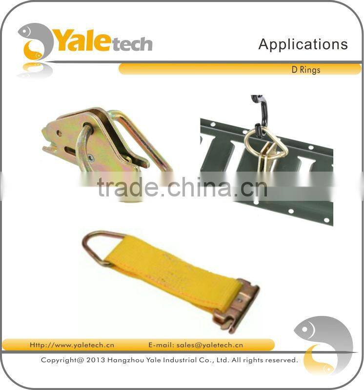 2" D ring for tie down straps(cargo lashing belt)