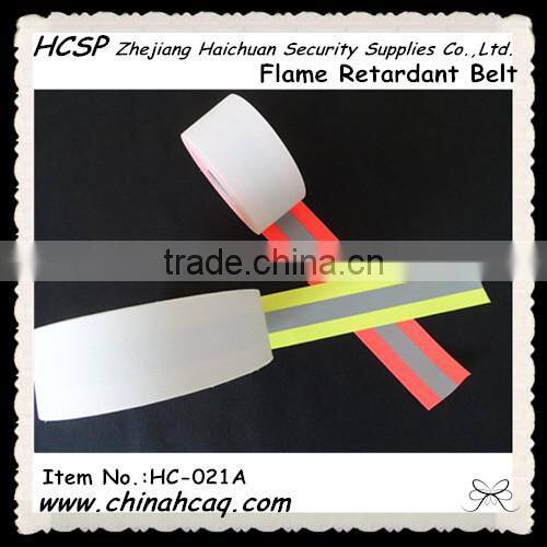 Fire Flame Retardant Reflective Fabric Tape,Reflective Warning Tape for Clothing