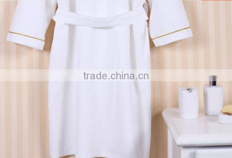 White Waffle Robe Hotel Bathrobes