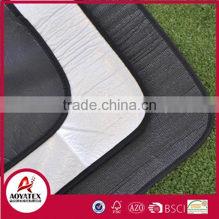 New design panel screen printing polar fleece outdoor picnic blanket