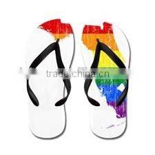Rainbow Gay Pride Pony Cartoon Beach Slippers Summer Flip Flop