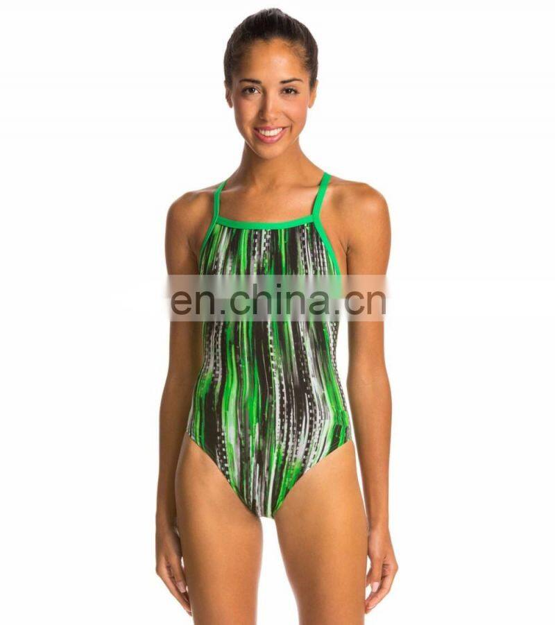 vinitage style swiming wear suit/stylish custom brand one piece swim costume/solid adjustable swim suit