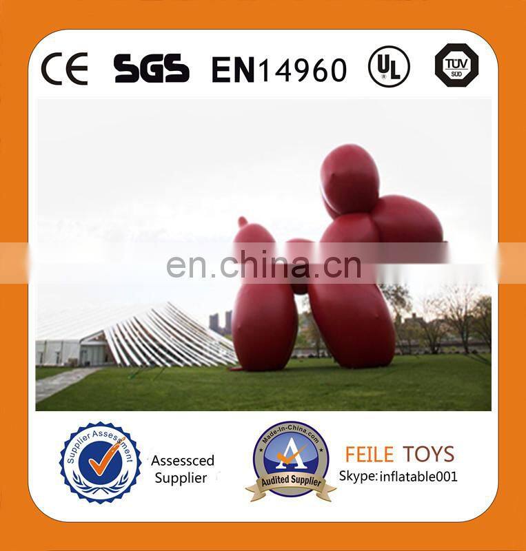 High quality and top design lovely dog inflatable advertising
