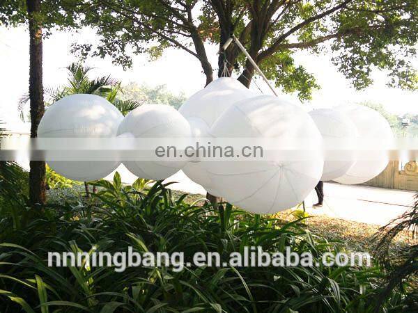 inflatable white balloon with led light inside