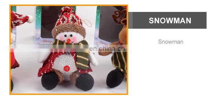 High Quality BO 8 Inch Sitting Singing Santa/Snowman (Battery Included)