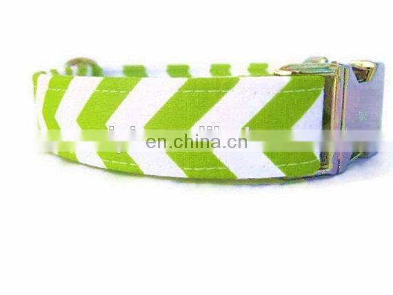 New arrivel colorful chevron dog leash with collar