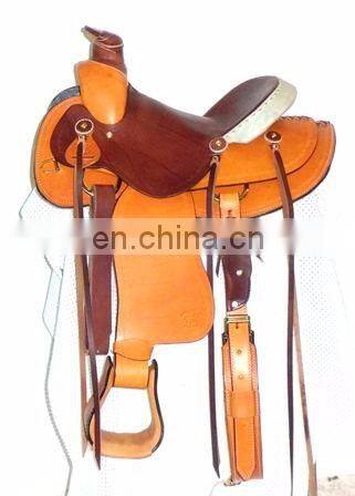 trail saddle - horse saddle with BAG OR MOTORCYCLE SADDLE BAGS